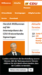 Mobile Screenshot of cdu-kv-sig.de